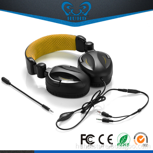 Yellow and Black High End China Factory Supply Military Headset